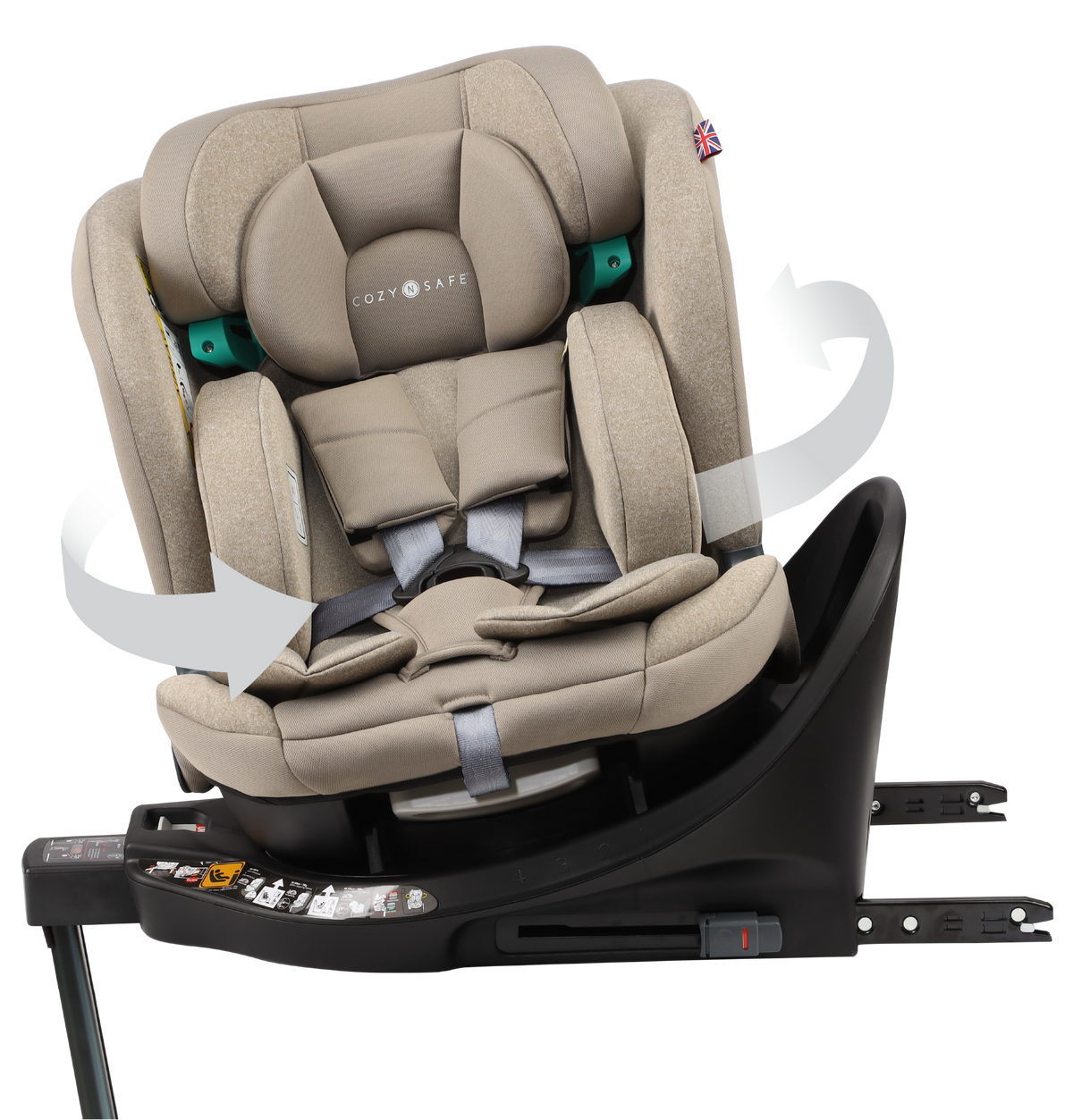 Cozy N Safe Stanford i-Size 360 rotating child car seat