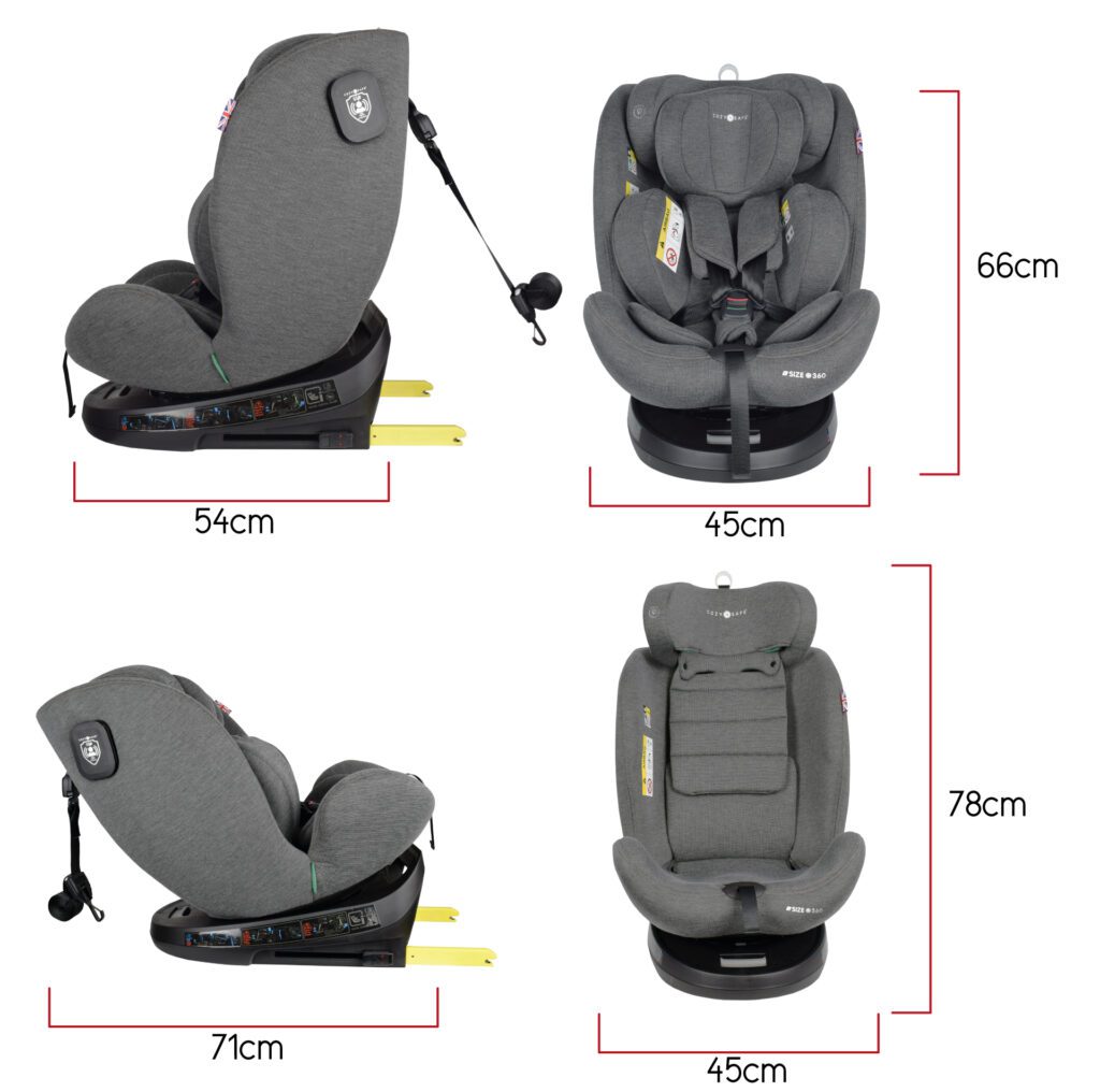 The Cozy N Safe Apollo i-Size 360° Rotation Car Seat