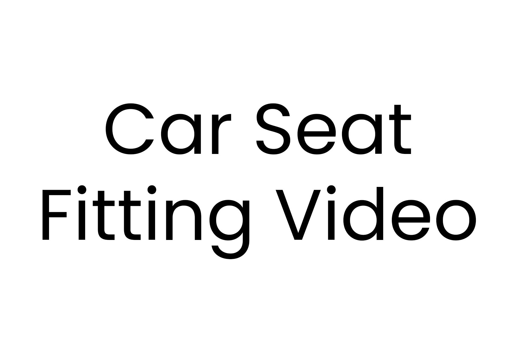 Load video: Apollo Car Seat Fitting Video