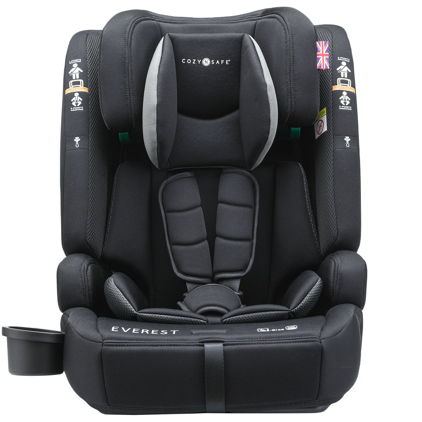 The Cozy N Safe Everest i-Size 76cm-150cm Car Seat