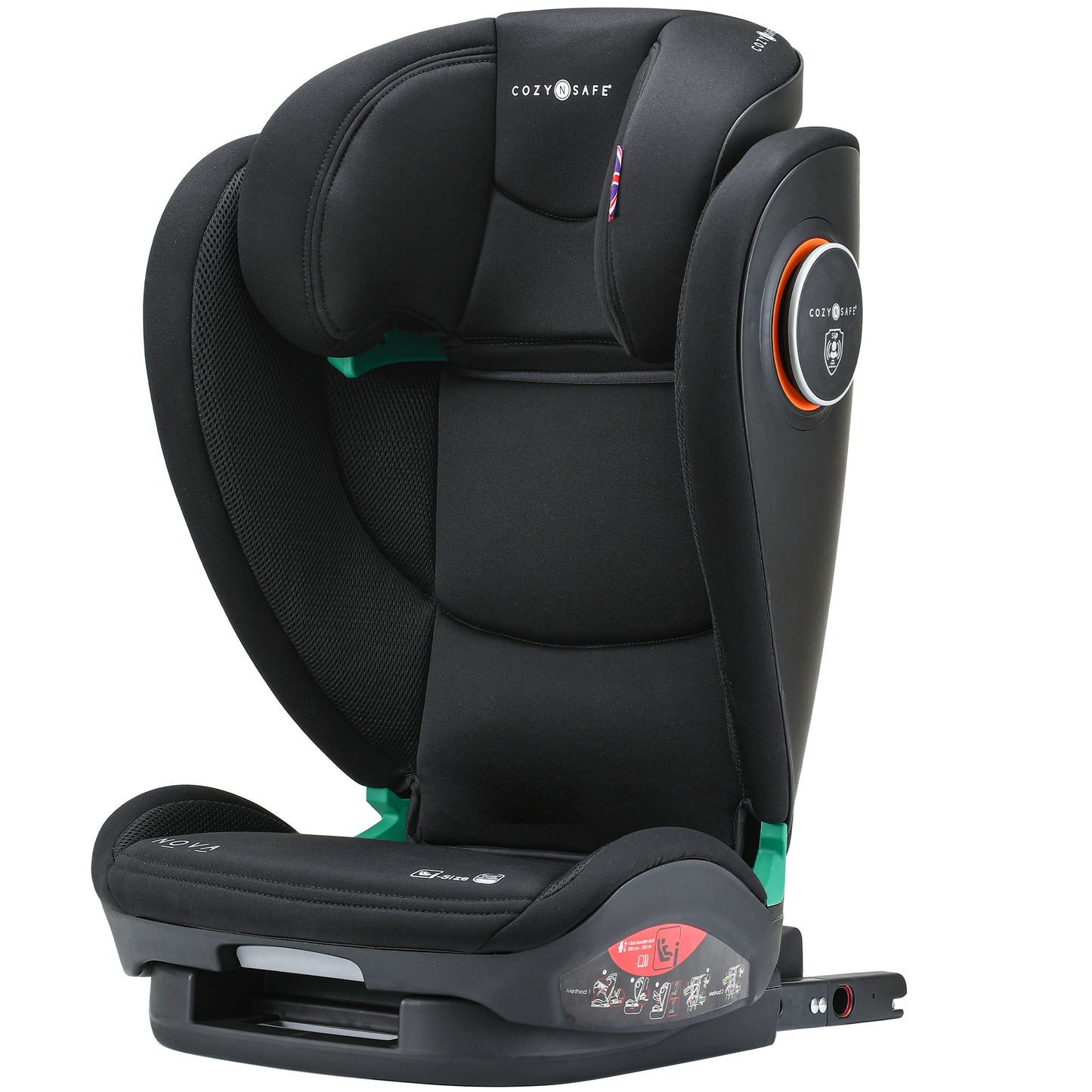 Cozy N Safe Nova i-Size 100cm-150cm Car Seat - CLEARANCE