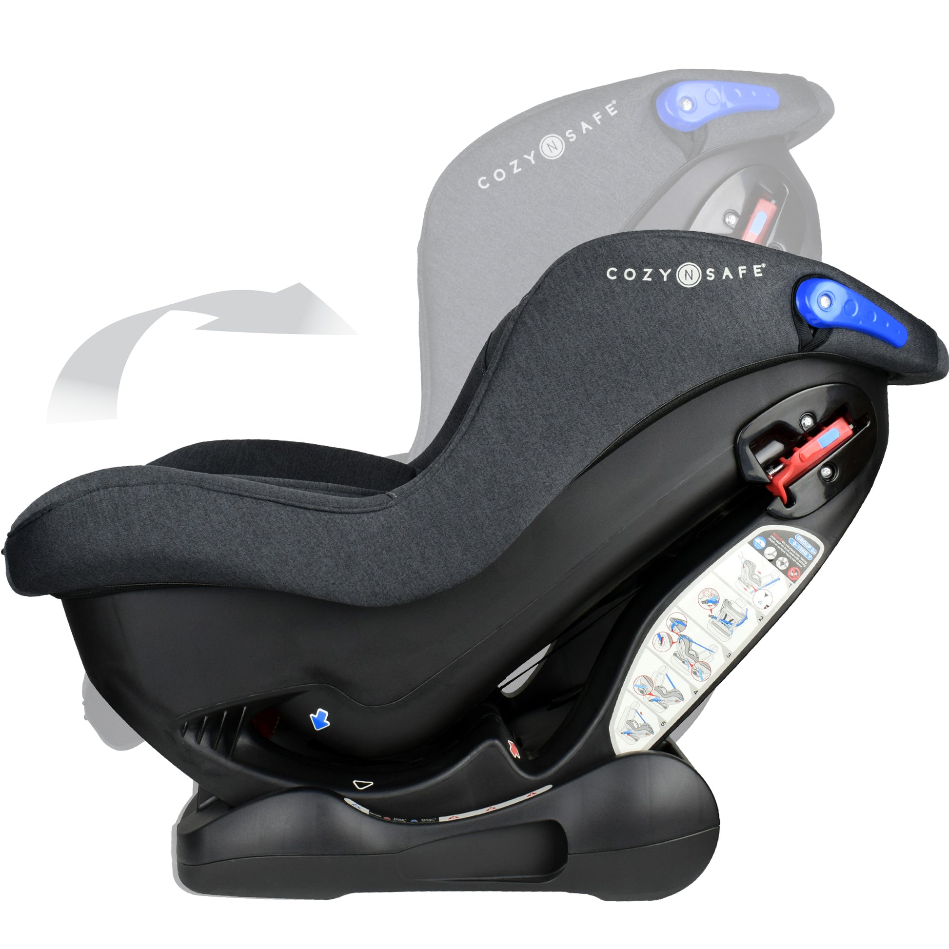 Cozy N Safe Fitzroy Group 0+/1 Child Car Seat with Recline positions
