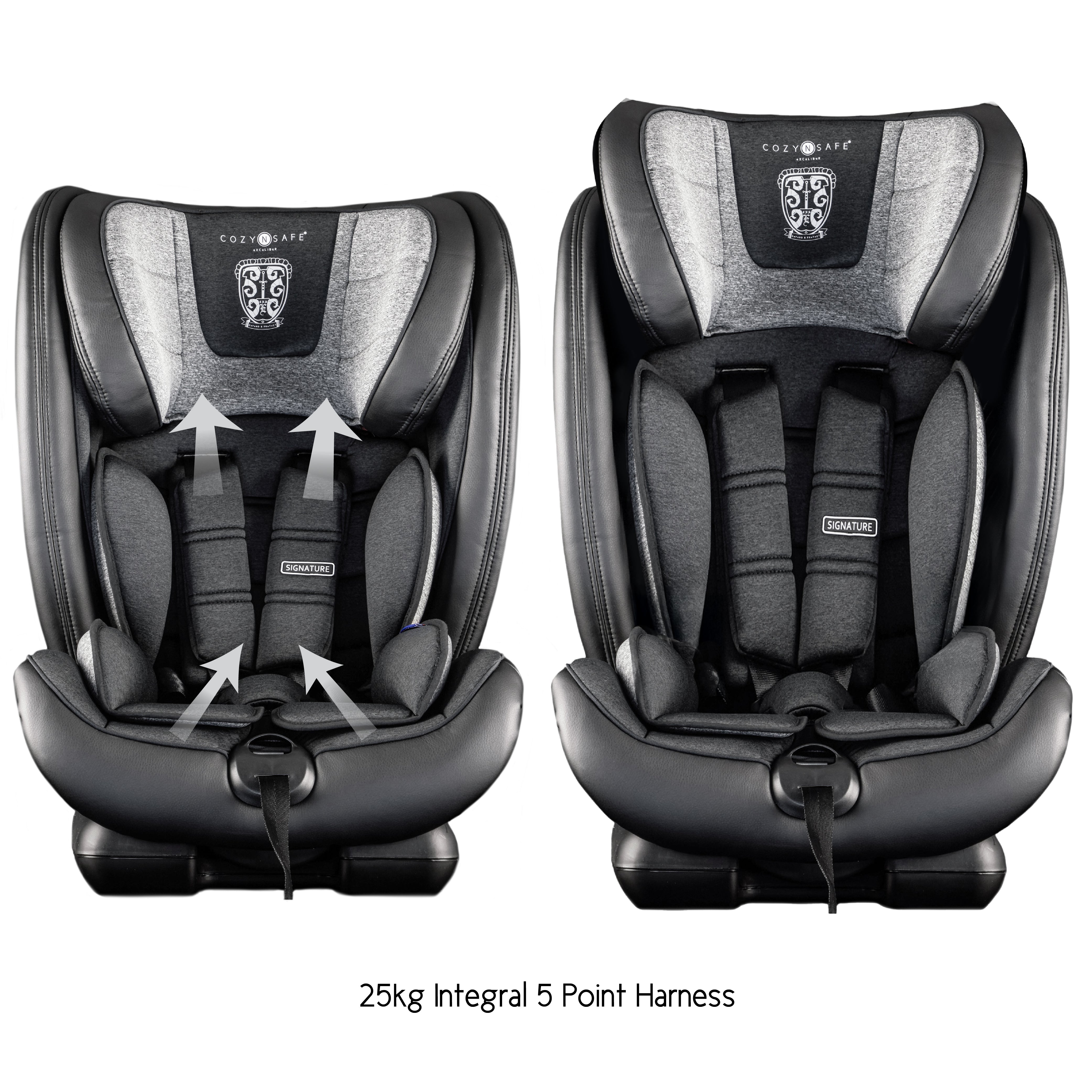 Cozy N Safe Excalibur Car Seat 9-36kg ISOFix 25kg Harness Booster