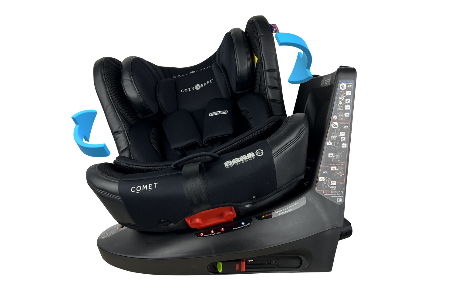 Comet Glitz Car Seat Cover Cozy N Safe Comet 360° Rotation Group 0+/1/