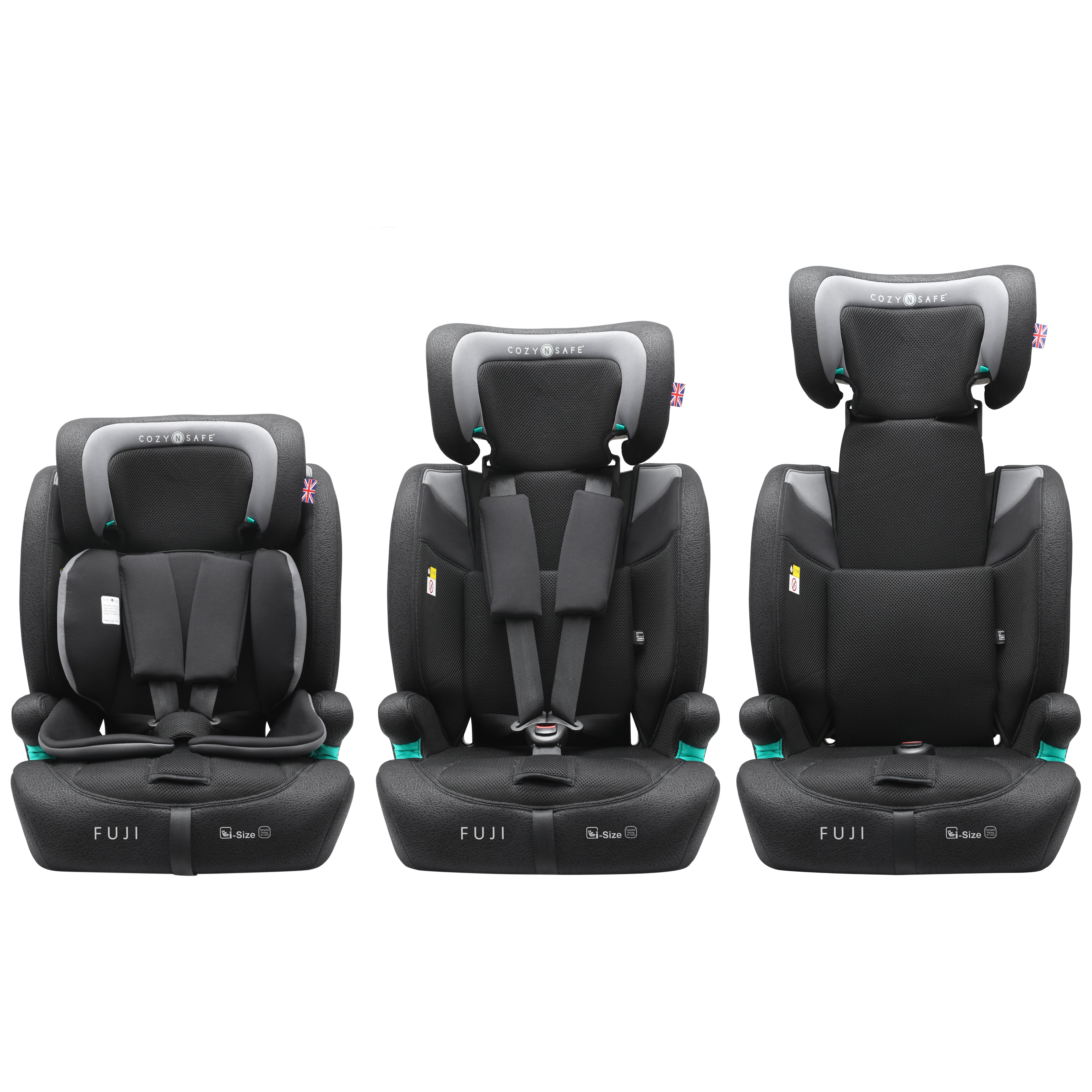 Fuji i-Size 76 to 105cm -100 to 150cm Car Seat and High